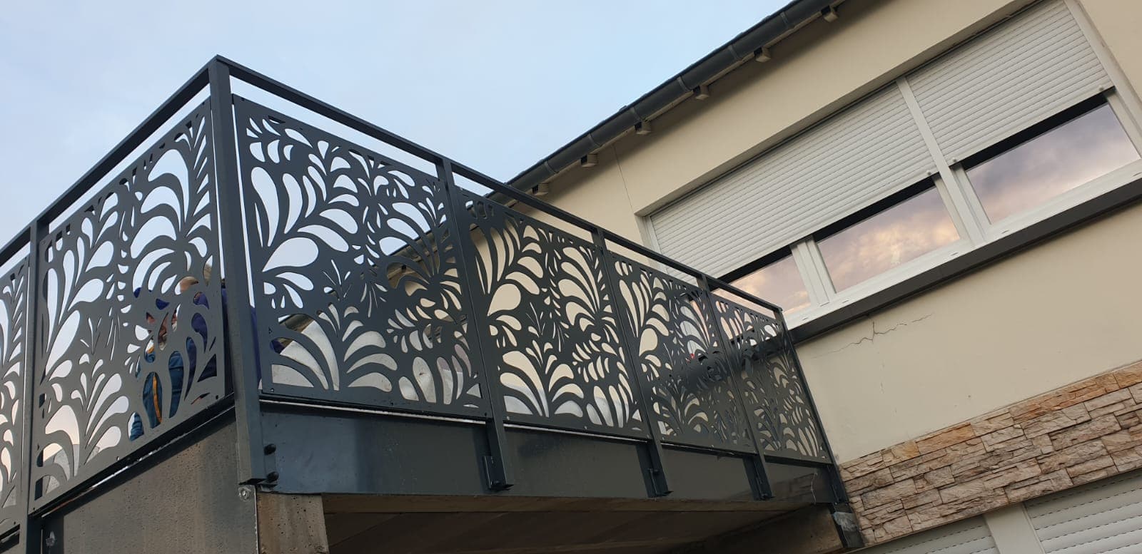 Garde-corps sur mesure réalisé par Profiler Métallerie en Moselle