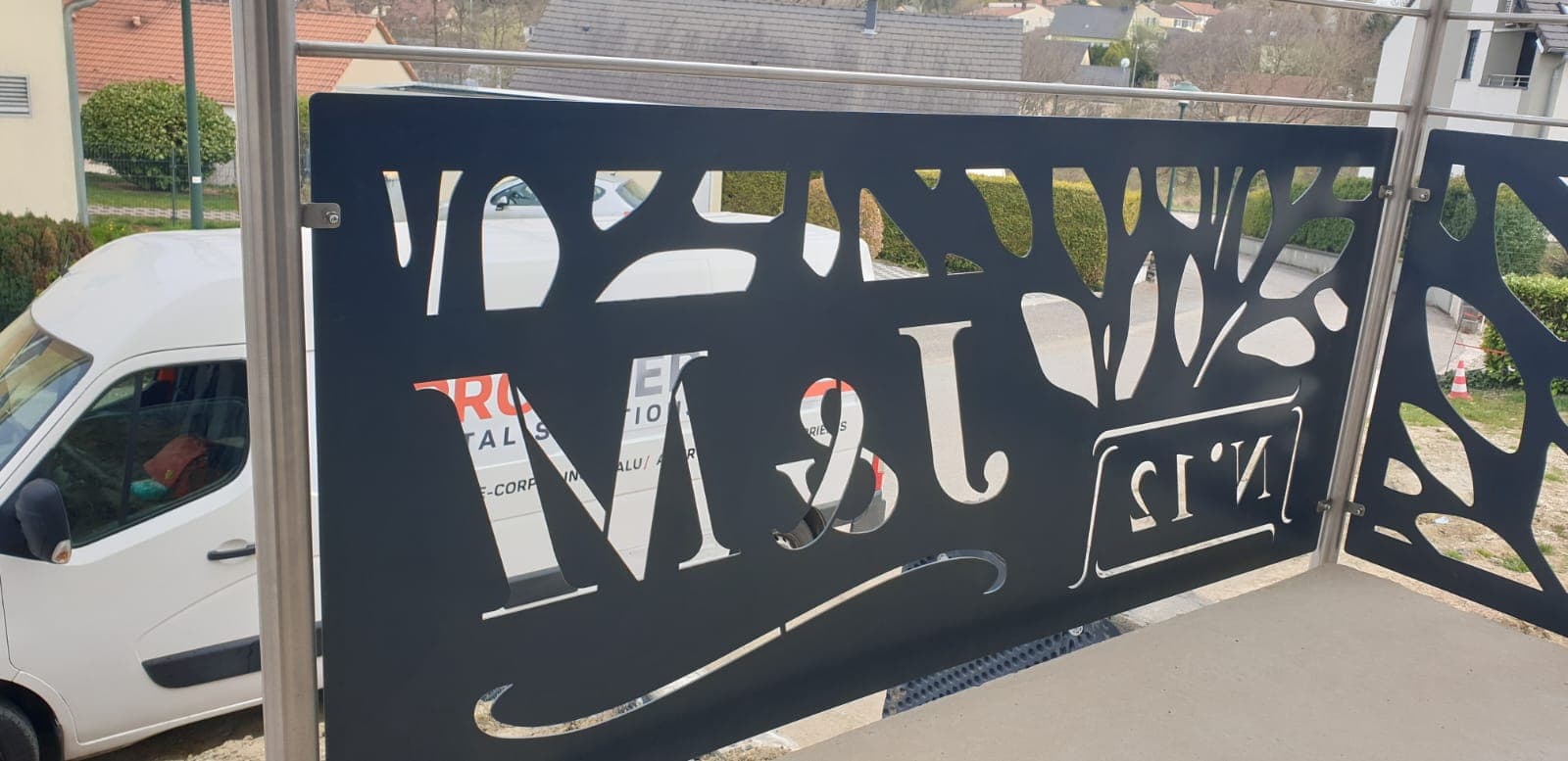 Garde-corps sur mesure réalisé par Profiler Métallerie en Moselle