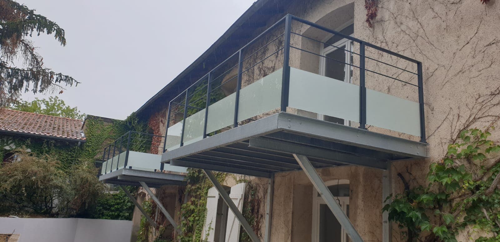 Garde-corps sur mesure réalisé par Profiler Métallerie en Moselle