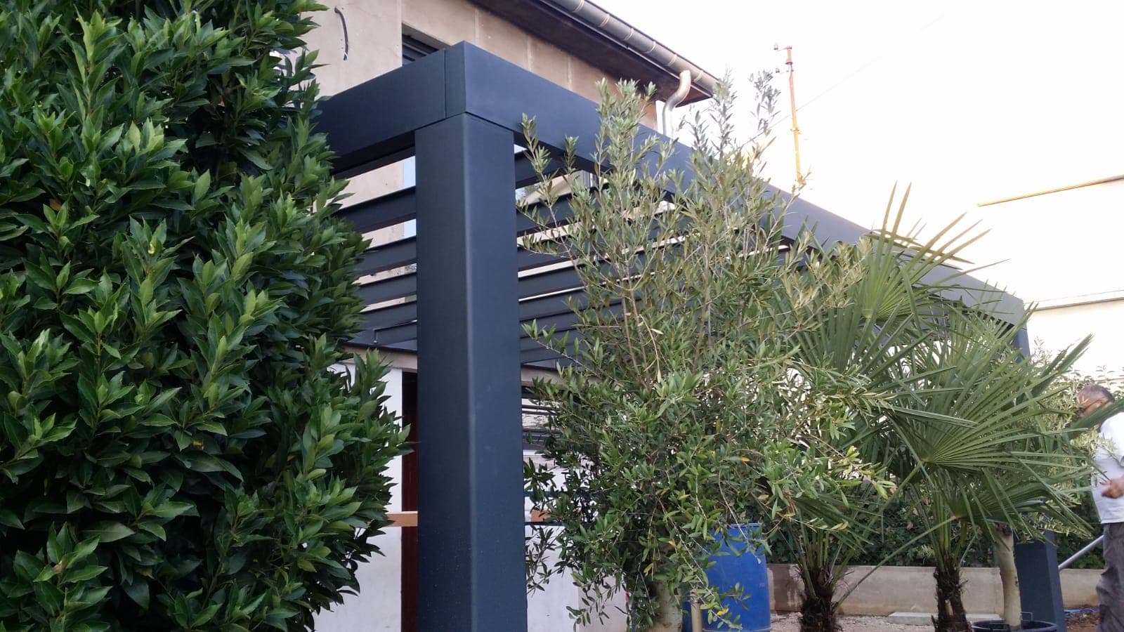 Terrasse / Charpente sur mesure réalisé par Profiler Métallerie en Moselle