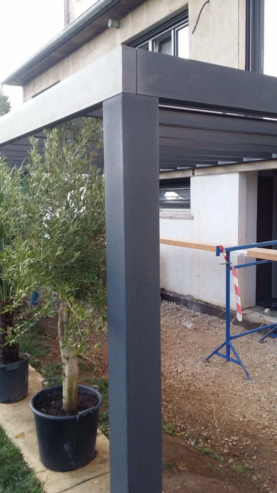 Terrasse / Charpente sur mesure réalisé par Profiler Métallerie en Moselle